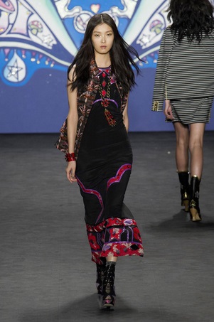 Anna Sui коллекция весна-лето 2016 Anna Sui весна-лето 2016