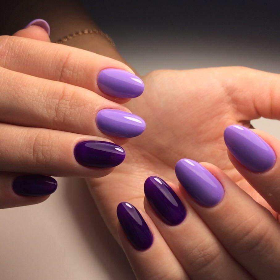 Ногти однотонный дизайн фото. Фиолетовый маникюр. Сиреневые ногти. Однотонный маникюр. Фиолетовые ногти.