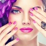 Розовый маникюр: новое в дизайне